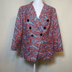 Veronica Beard Empire Dickey Jacket.
Clay Multi Color Sz 12  NWT